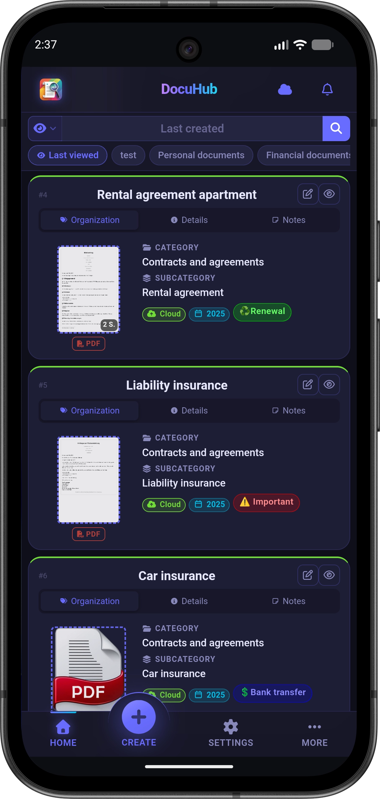 DocuHub – Screenshot 1