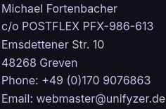 For privacy reasons, our contact details are shown here as an image to make automated harvesting by advertising bots harder. If you use a screen reader, please ask a sighted person to read the details aloud. We apologise for the inconvenience.