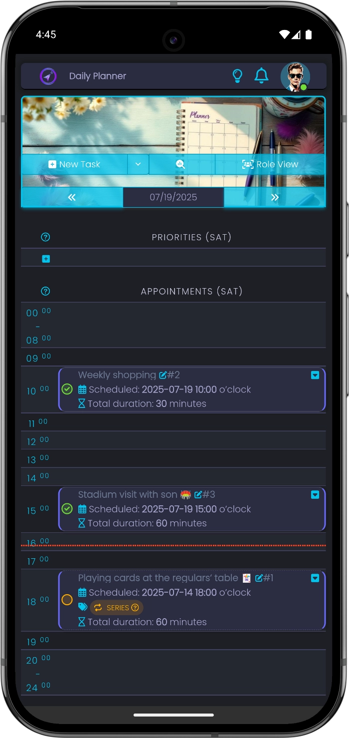 Self-Manager 4.0 – Screenshot 3